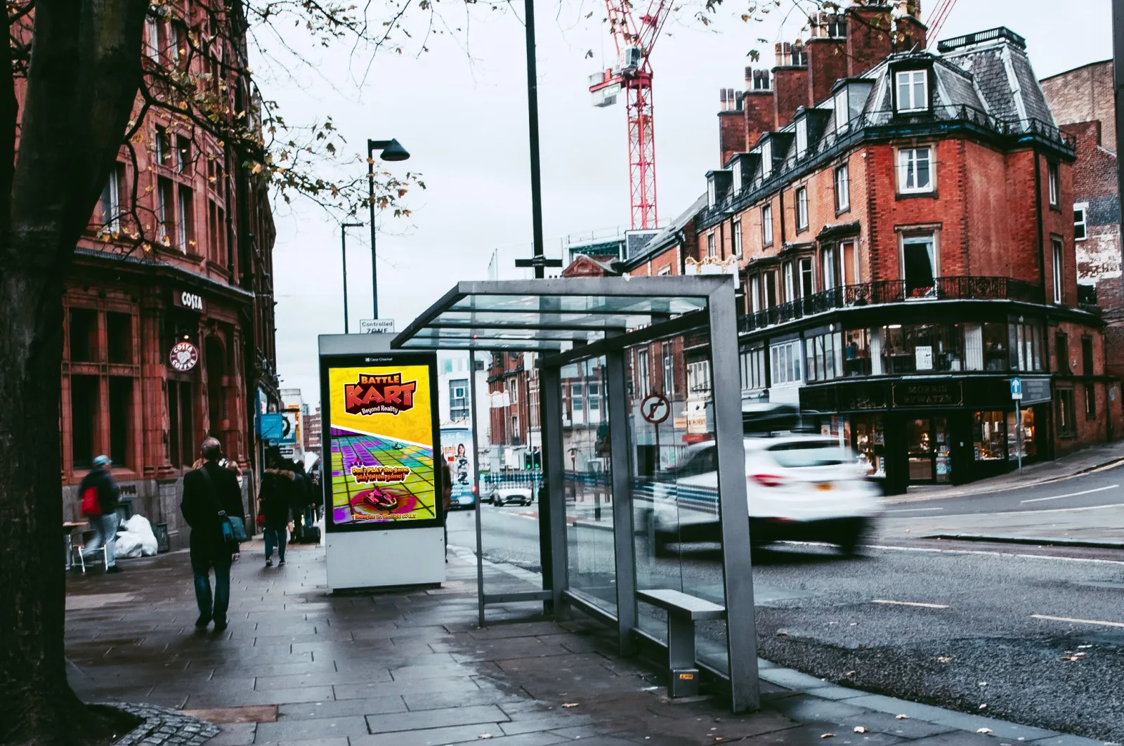 BattleKart outdoor advertising design